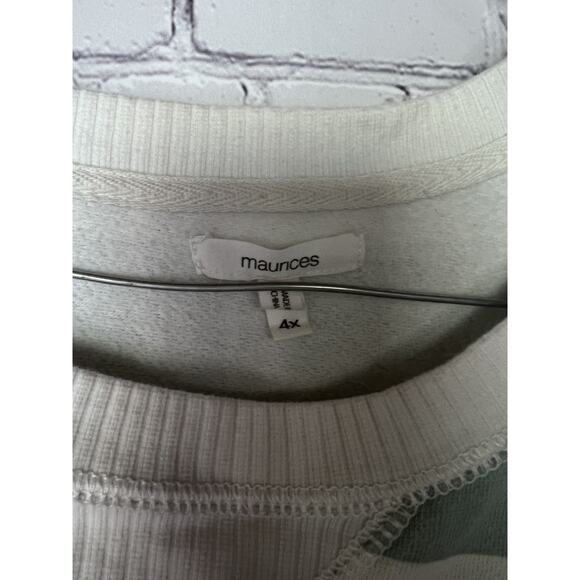 Maurices 4xl Green Striped Pullover - Picture 3 of 3